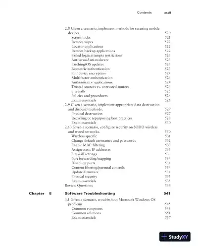Comptia A+ Complete: Exam 220-1001 and Exam 220-1002 (2019) - Page 28 preview image