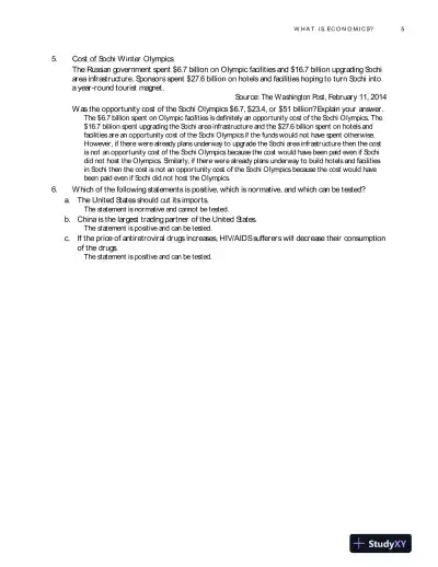 Solution Manual for Economics, Global Edition, 12th Edition - Page 7 preview image