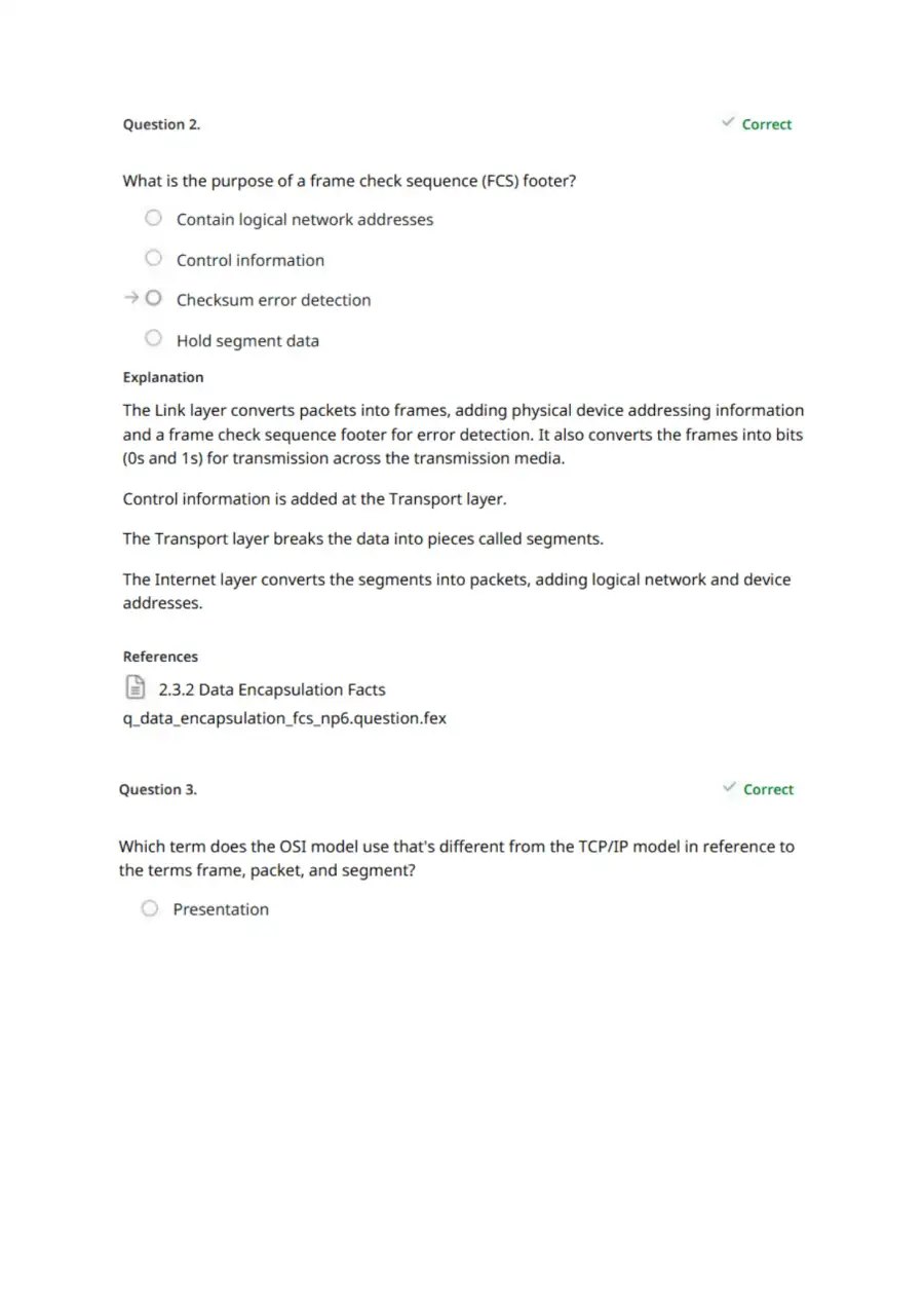 Practice Questions, page 2