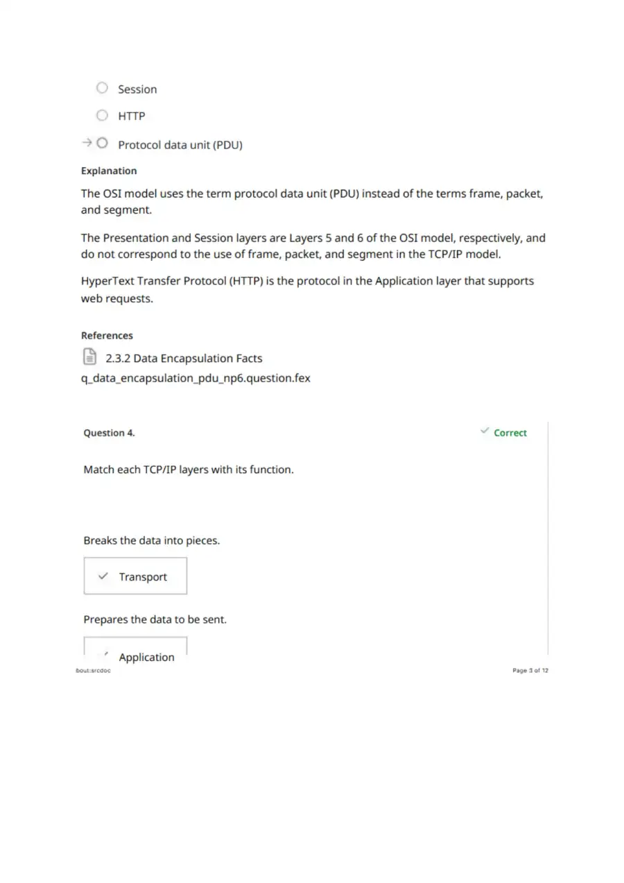 Practice Questions, page 3