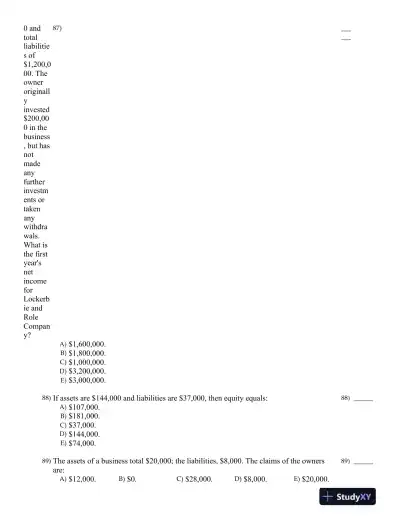 Fundamental Accounting Principles, Volume 1, 15th Canadian Edition Test Bank - Page 7 preview image