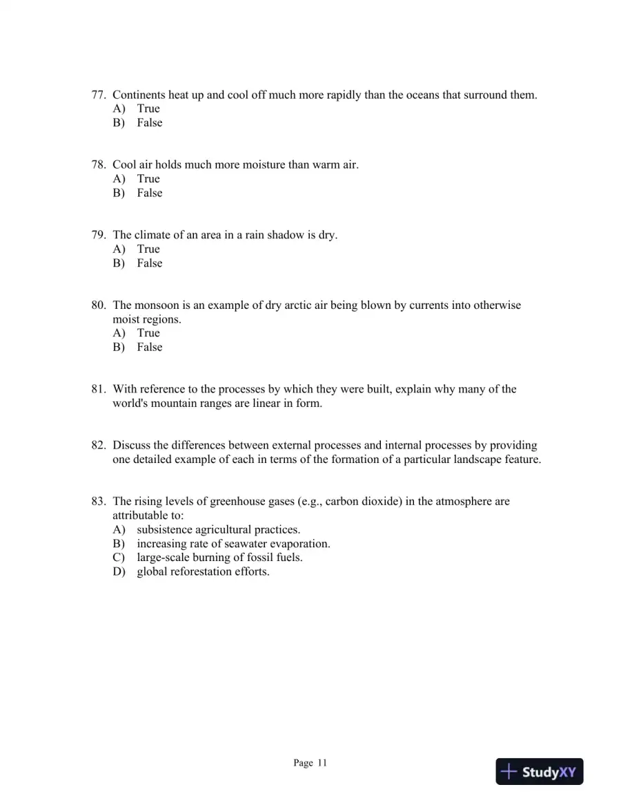 World Regional Geography Without Subregions: Global Patterns, Local Lives Seventh Edition Test Bank, page 12