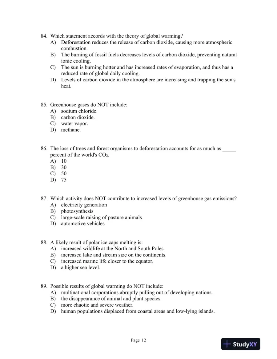 World Regional Geography Without Subregions: Global Patterns, Local Lives Seventh Edition Test Bank, page 13
