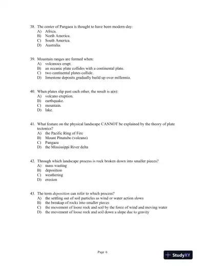 World Regional Geography Without Subregions: Global Patterns, Local Lives Seventh Edition Test Bank - Page 7 preview image