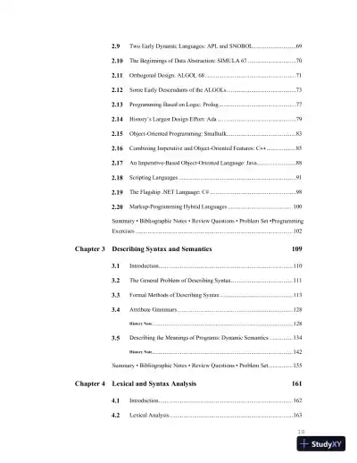 Solution Manual for Concepts of Programming Languages, 12th Edition - Page 11 preview image