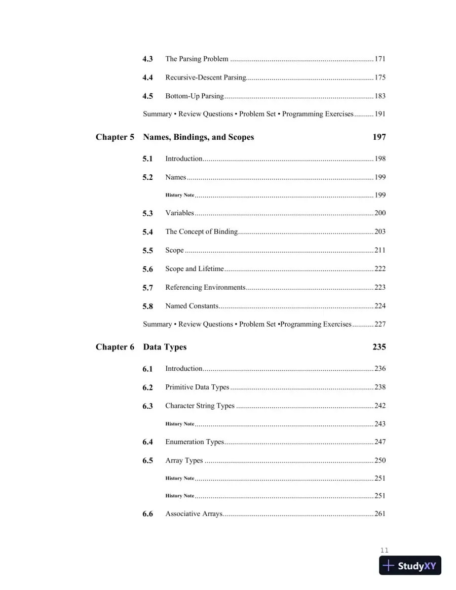 Solution Manual for Concepts of Programming Languages, 12th Edition, page 12