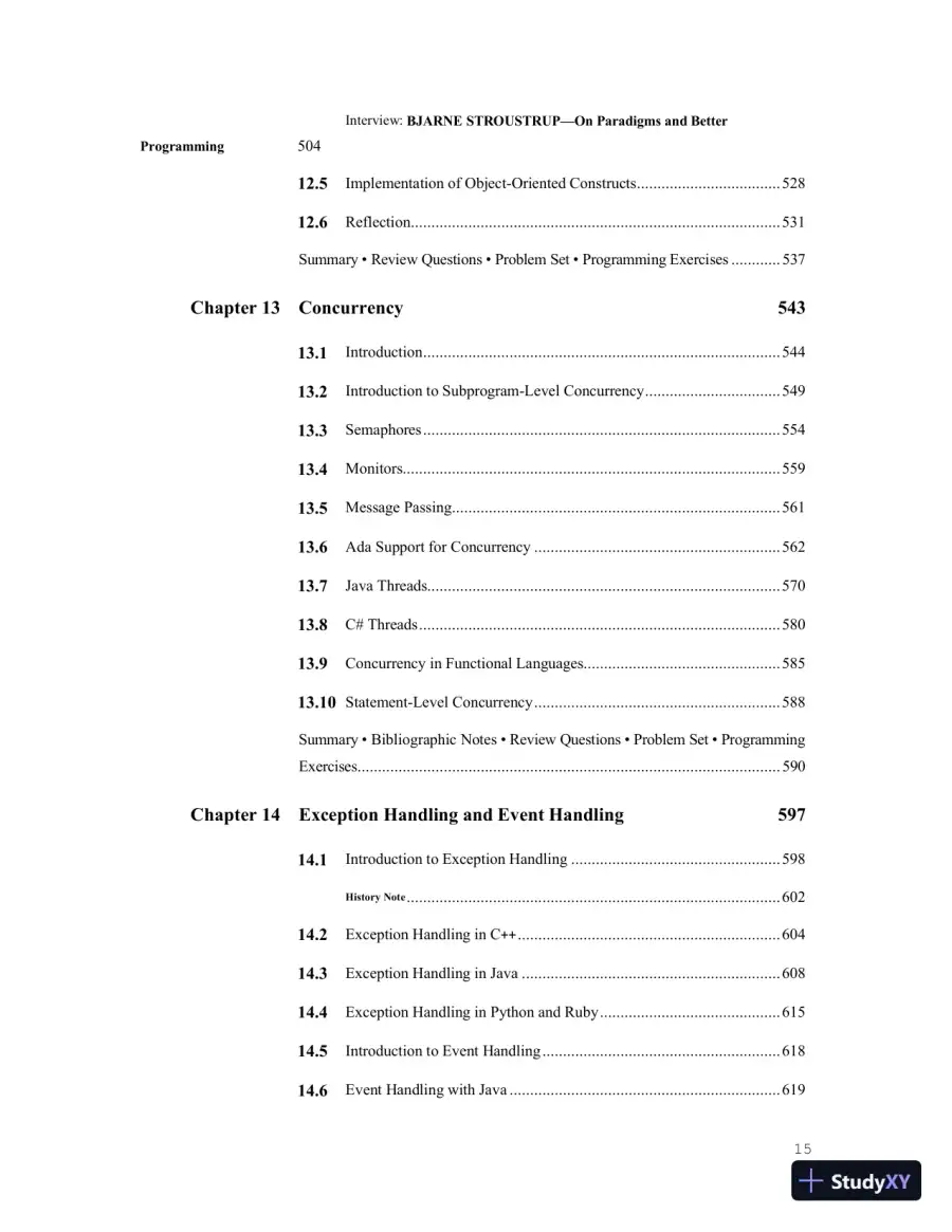 Solution Manual for Concepts of Programming Languages, 12th Edition, page 16