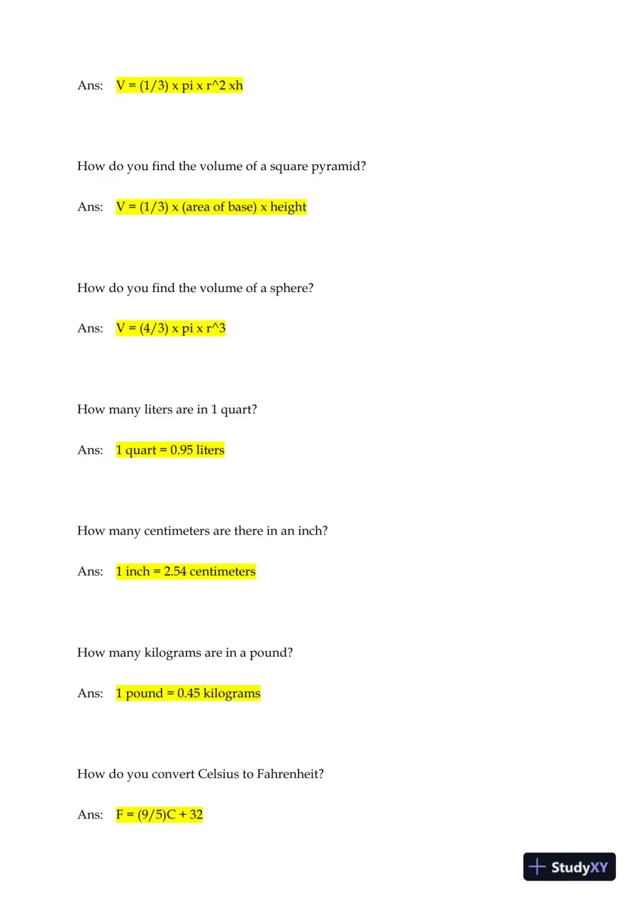 Mathematics Mathnasium Job Assesment With Answers (63 Solved Questions), page 4