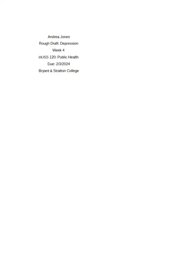 Understanding Depression Symptoms, Treatments, and - Page 1 preview image