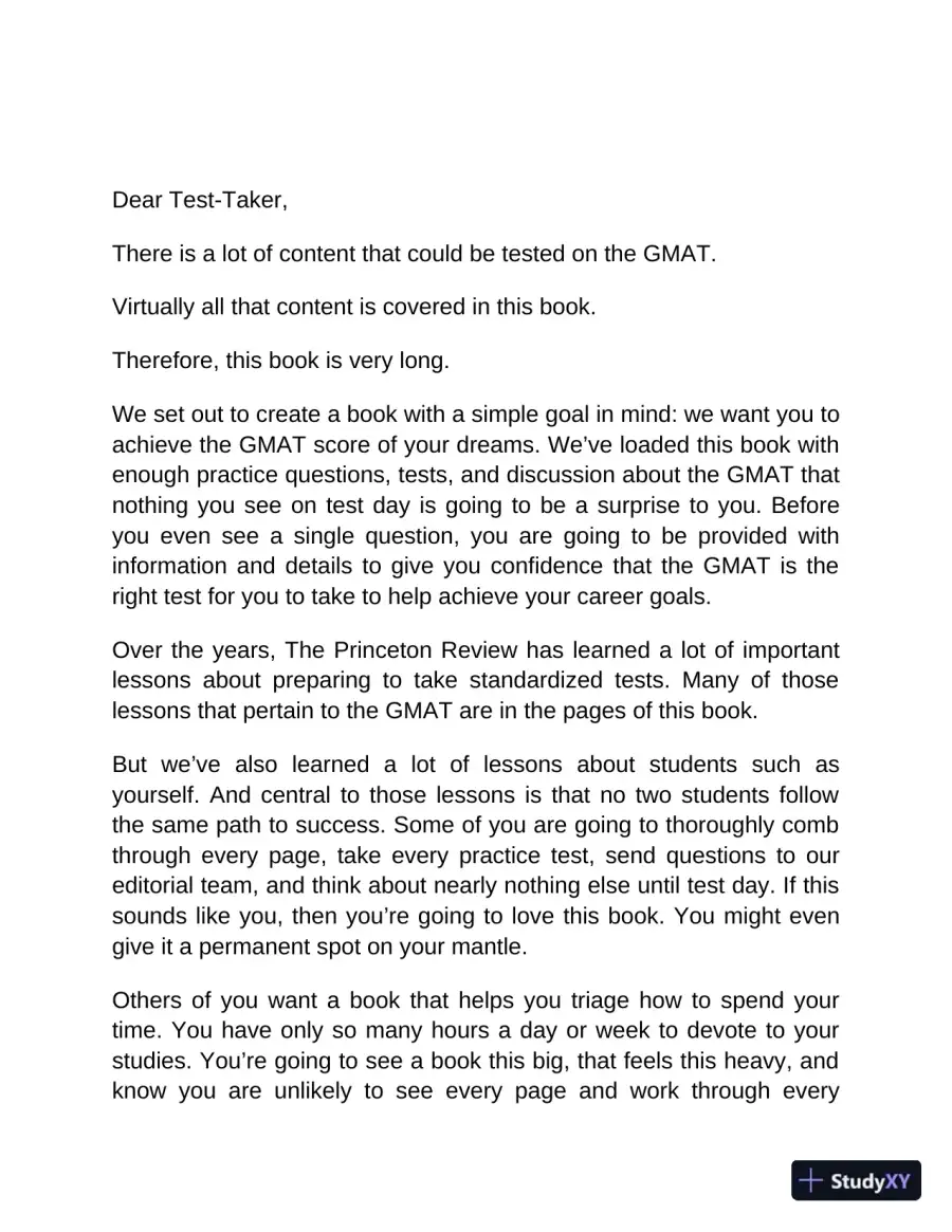 Princeton Review GMAT Premium Prep, 2024: 6 Computer-Adaptive Practice Tests + Online Question Bank (2023), page 15