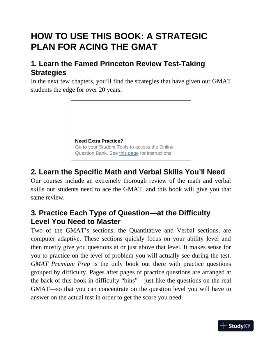 Princeton Review GMAT Premium Prep, 2024: 6 Computer-Adaptive Practice Tests + Online Question Bank (2023), page 19