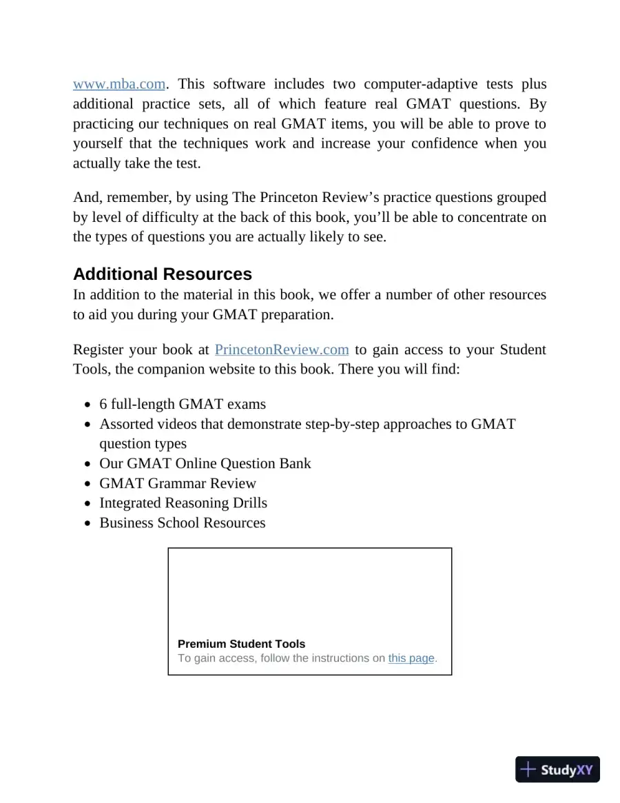 Princeton Review GMAT Premium Prep, 2024: 6 Computer-Adaptive Practice Tests + Online Question Bank (2023), page 30