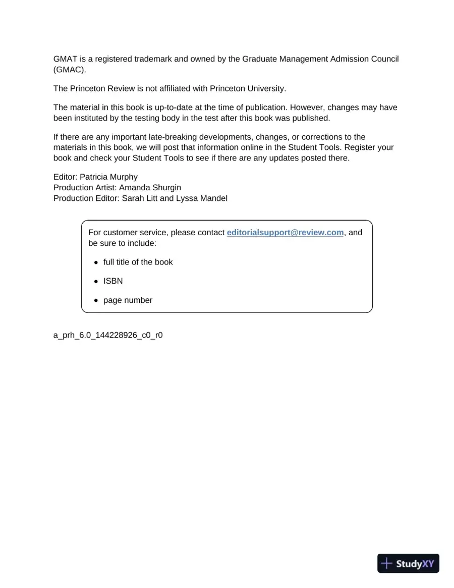 Princeton Review GMAT Premium Prep, 2024: 6 Computer-Adaptive Practice Tests + Online Question Bank (2023), page 5
