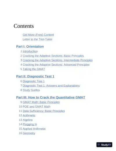 Princeton Review GMAT Premium Prep, 2024: 6 Computer-Adaptive Practice Tests + Online Question Bank (2023) - Page 7 preview image