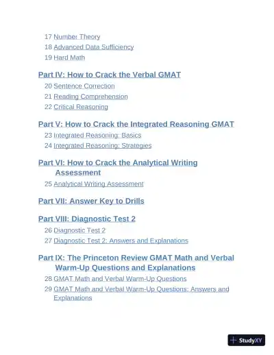 Princeton Review GMAT Premium Prep, 2024: 6 Computer-Adaptive Practice Tests + Online Question Bank (2023) - Page 8 preview image