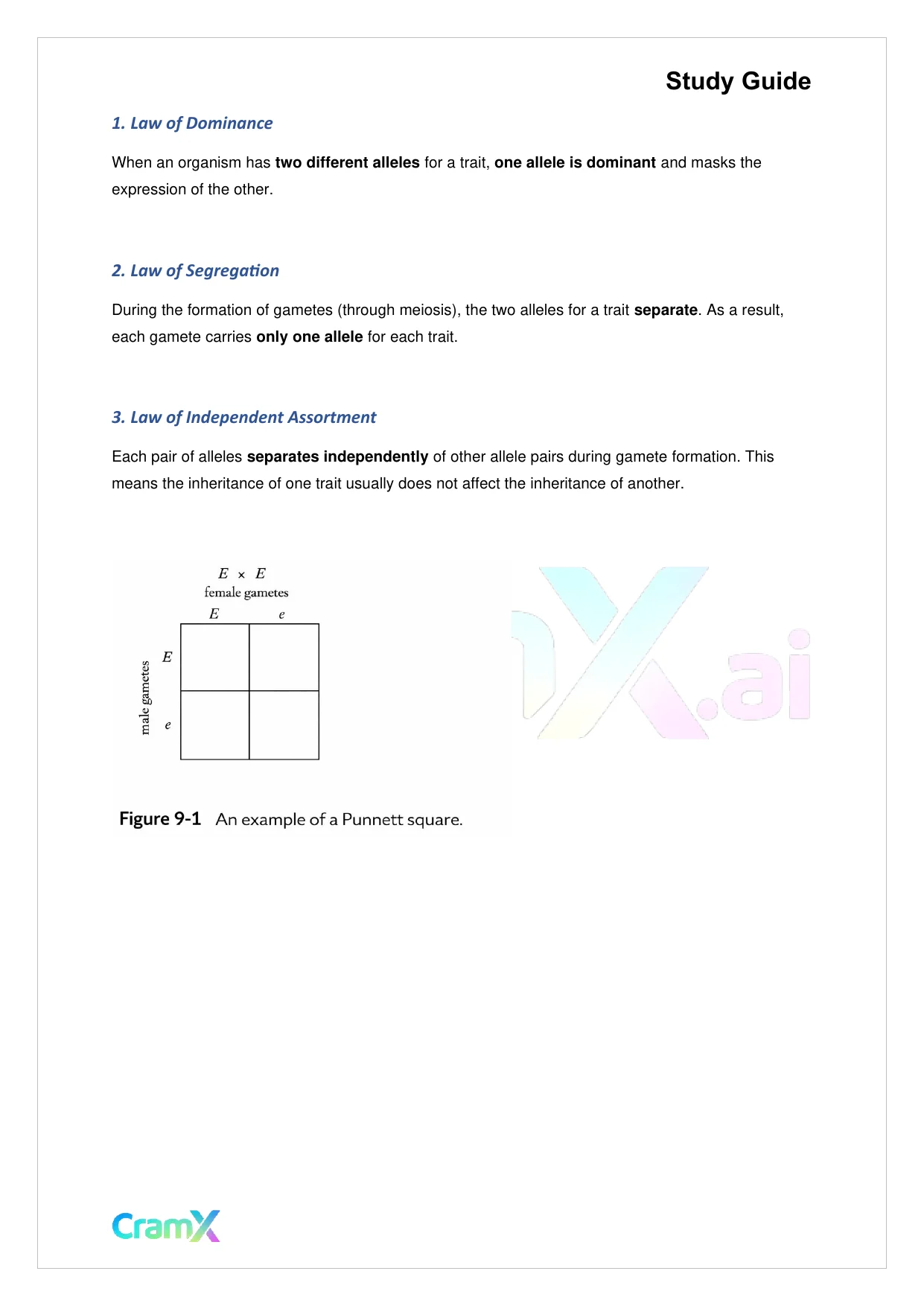 Biology - Classical (Mendelian) Genetics - Page 5 preview image