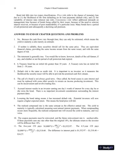 Practical Investment Management 4th Edition Solution Manual - Page 11 preview image