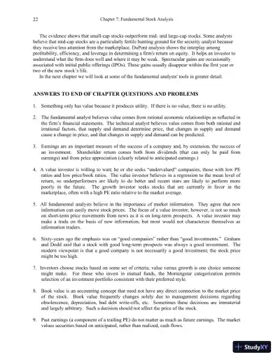 Practical Investment Management 4th Edition Solution Manual - Page 23 preview image