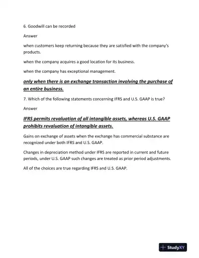 ACC 557 Comprehensive Final Exam: Financial Accounting and Reporting - Page 4 preview image