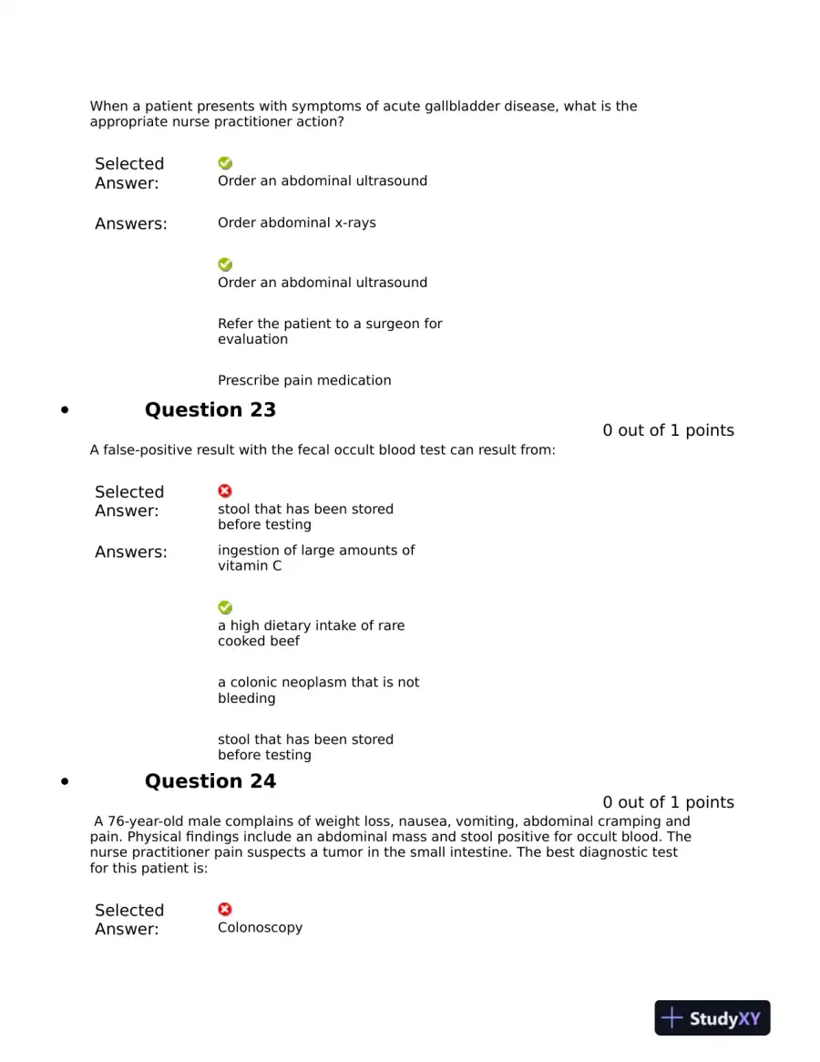 NRNP6531 Clinical Analysis Final Exam Mid Exam With Answers (721 Solved Questions), page 12