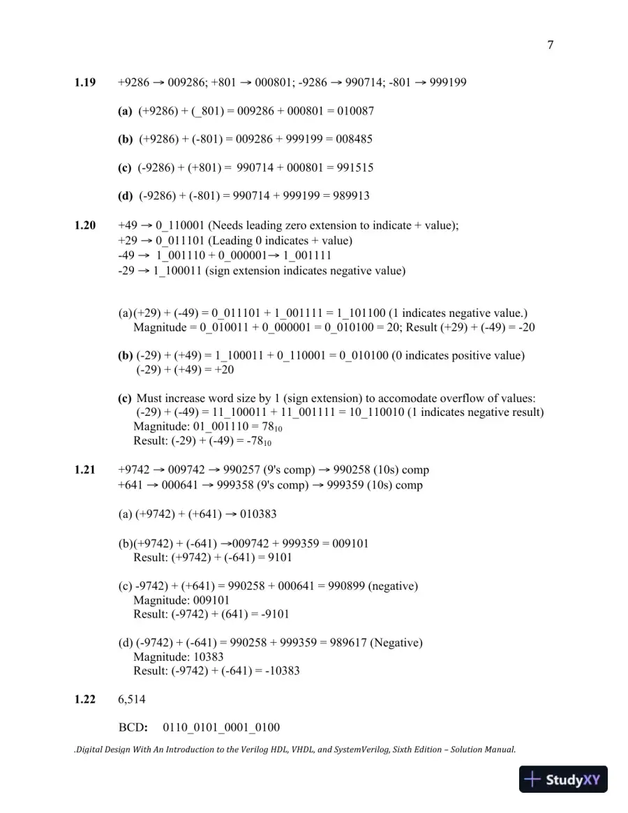 Digital Design: With an Introduction to the Verilog HDL, VHDL, and SystemVerilog, 6th Edition Solution Manual, page 8