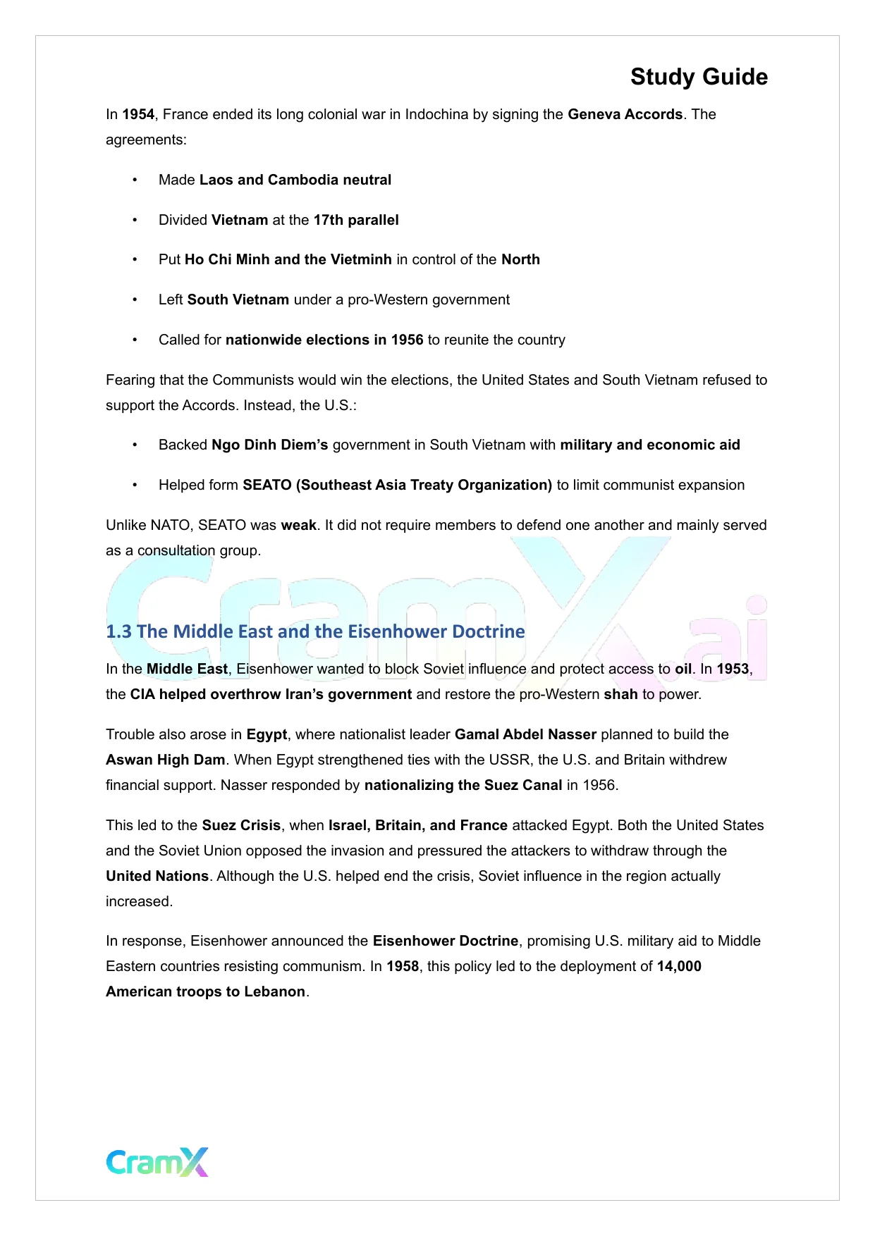 U.S. History II - America in the Fifties - Page 2 preview image