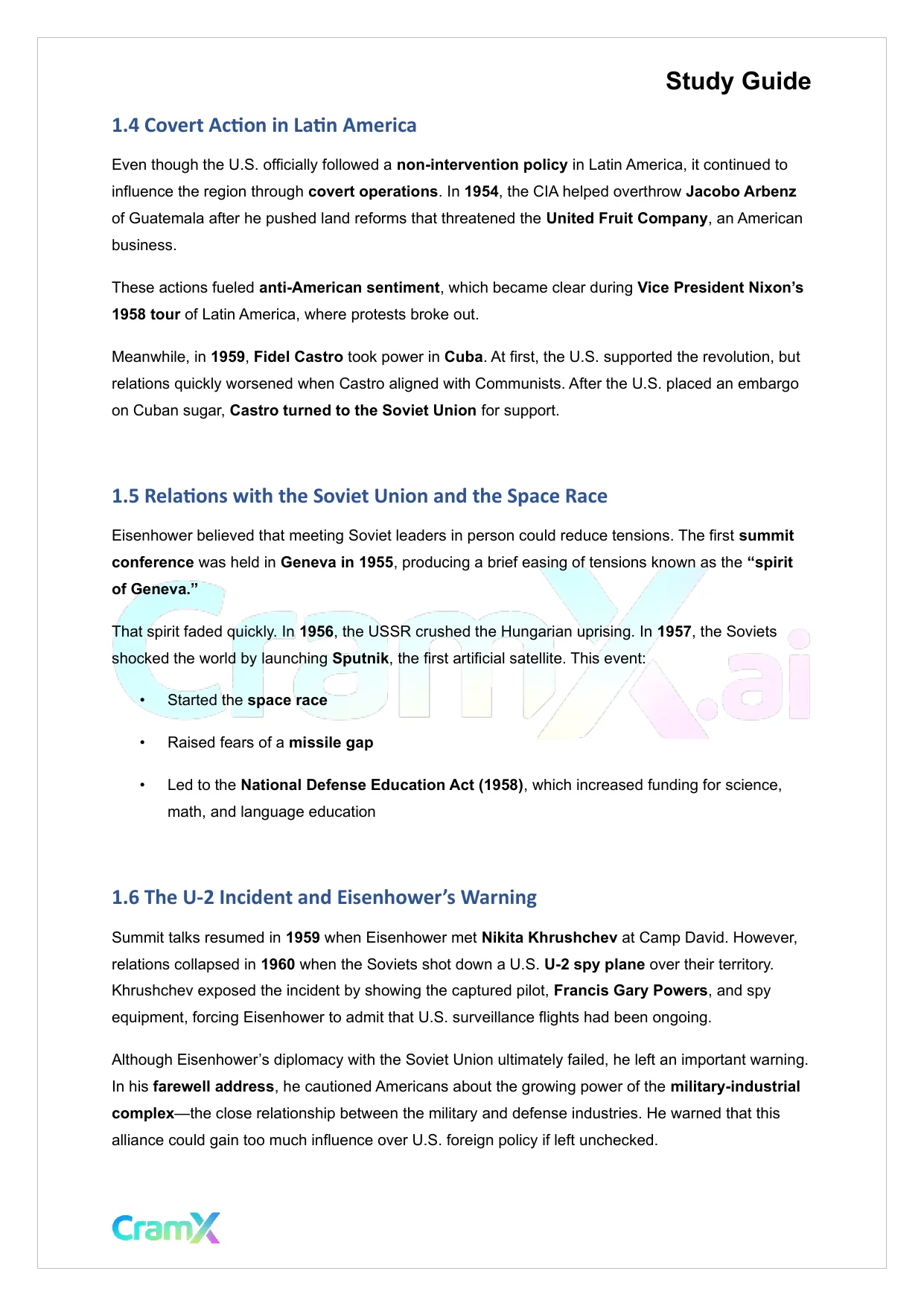 U.S. History II - America in the Fifties - Page 3 preview image
