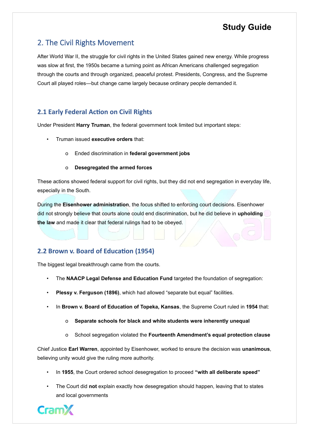 U.S. History II - America in the Fifties - Page 4 preview image