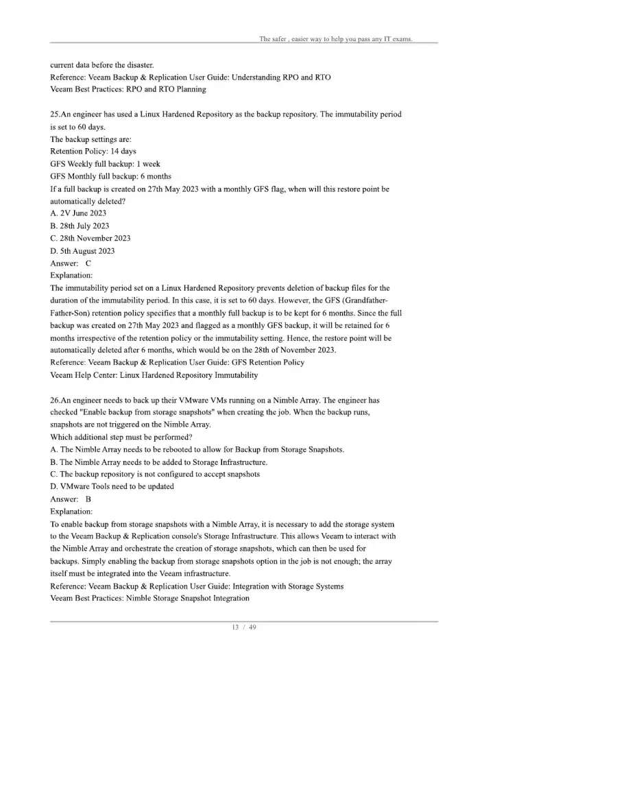 Veeam Certified Engineer VMCE-V12, page 13