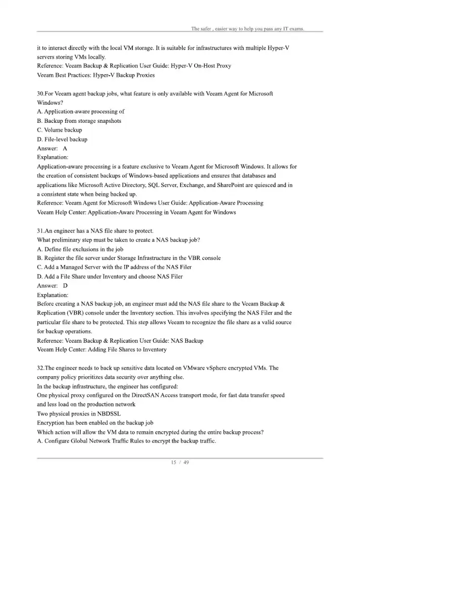 Veeam Certified Engineer VMCE-V12, page 15