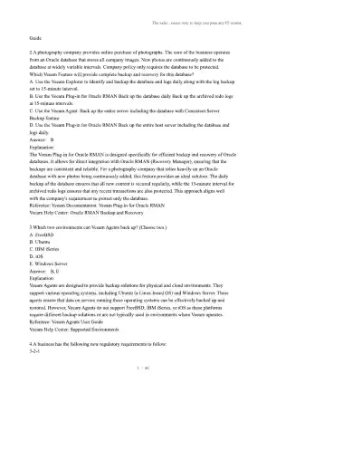 Veeam Certified Engineer VMCE-V12 - Page 3 preview image