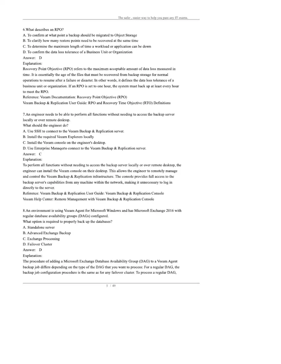 Veeam Certified Engineer VMCE-V12, page 5