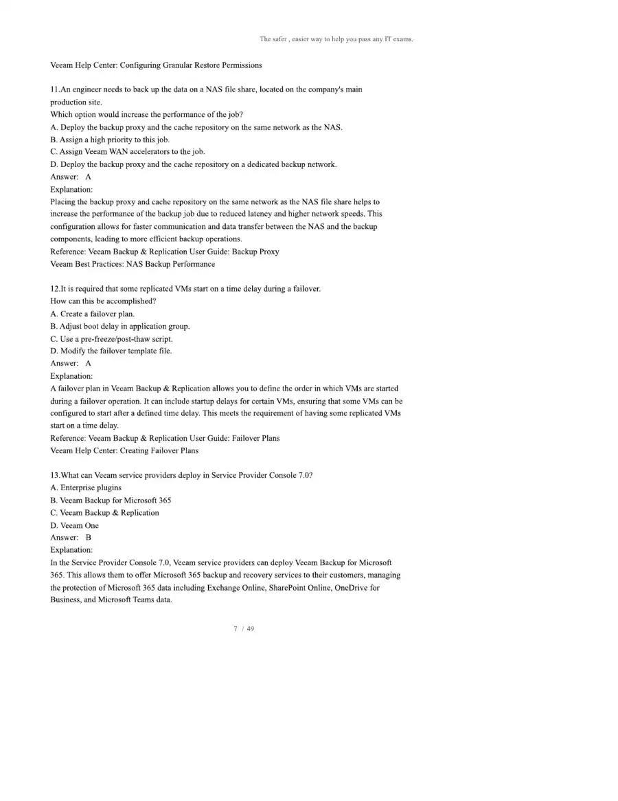 Veeam Certified Engineer VMCE-V12, page 7