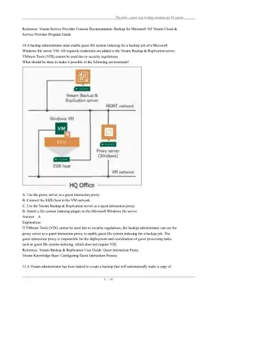 Veeam Certified Engineer VMCE-V12 - Page 8 preview image