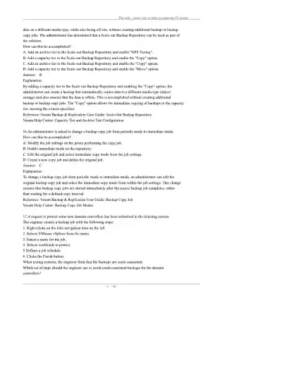 Veeam Certified Engineer VMCE-V12 - Page 9 preview image