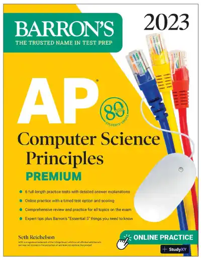 AP Computer Science Principles Premium, 2023: 6 Practice Tests (2022) - Page 1 preview image