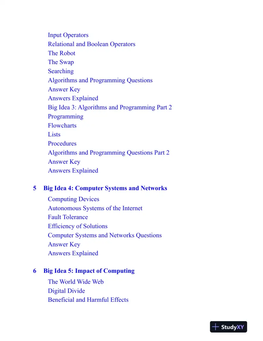 AP Computer Science Principles Premium, 2023: 6 Practice Tests (2022), page 11
