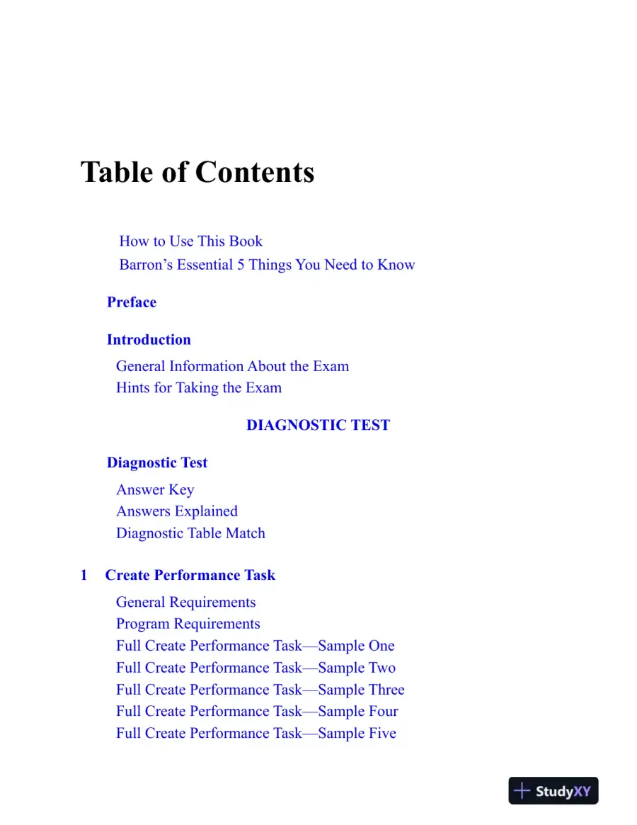 AP Computer Science Principles Premium, 2023: 6 Practice Tests (2022), page 9
