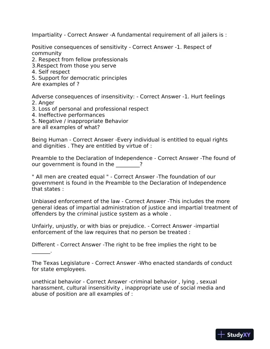 TCOLE Comprehensive Week 1 Practice Exam With Answers (179 Solved Questions), page 5