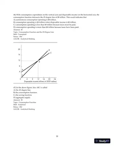 Test Bank for Macroeconomics, 13th Edition - Page 14 preview image