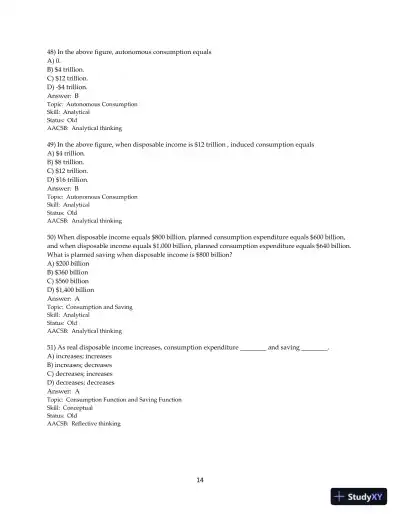 Test Bank for Macroeconomics, 13th Edition - Page 15 preview image