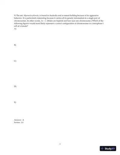 Concepts of Genetics, 11th Edition Test Bank - Page 10 preview image