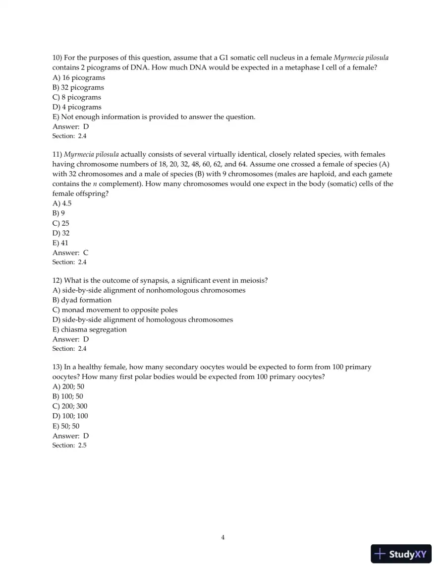Concepts of Genetics, 11th Edition Test Bank, page 11
