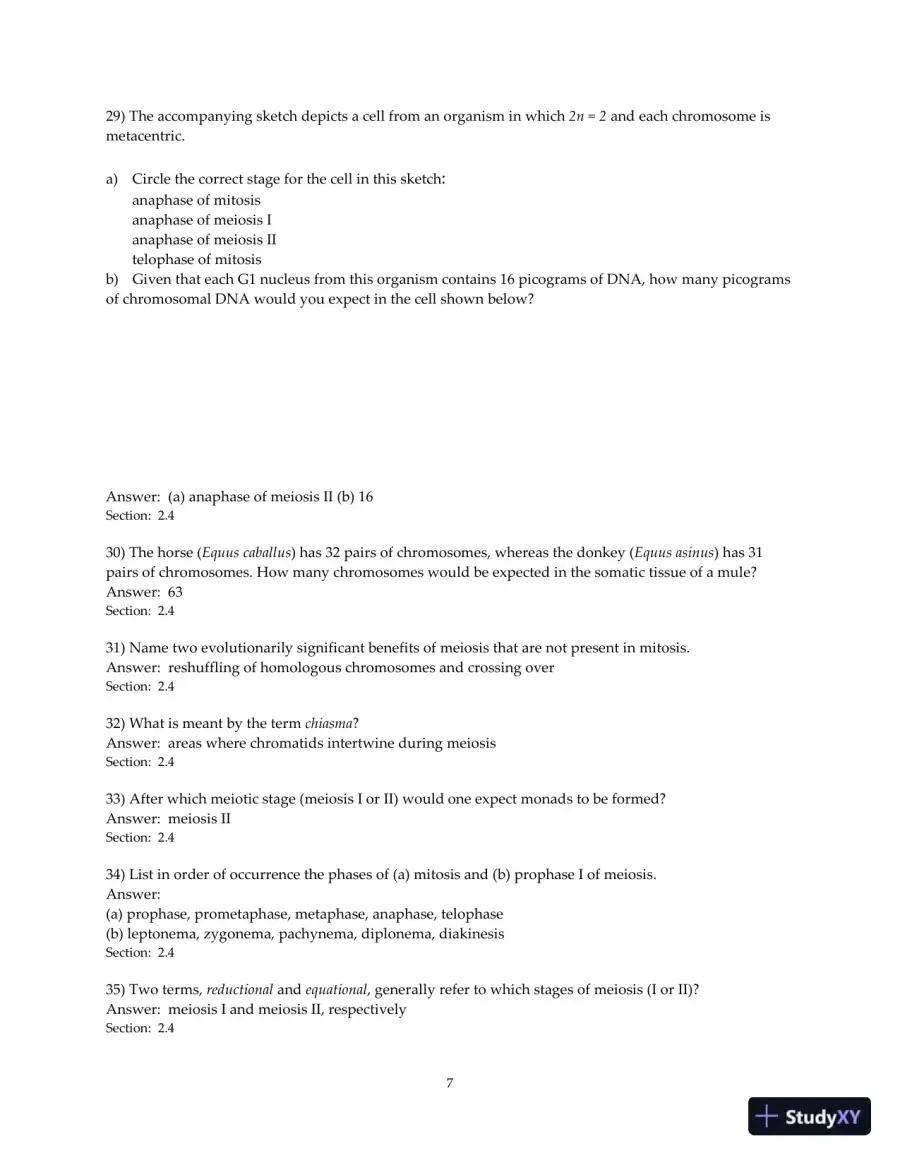 Concepts of Genetics, 11th Edition Test Bank, page 14
