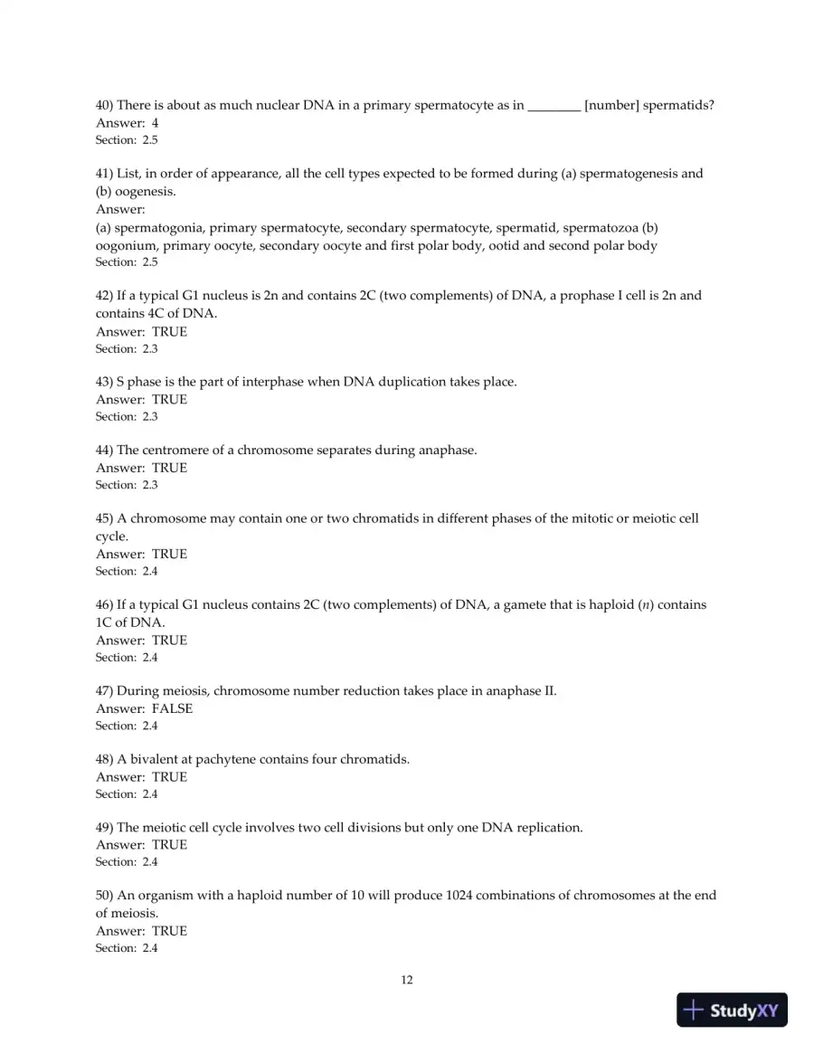 Concepts of Genetics, 11th Edition Test Bank, page 19