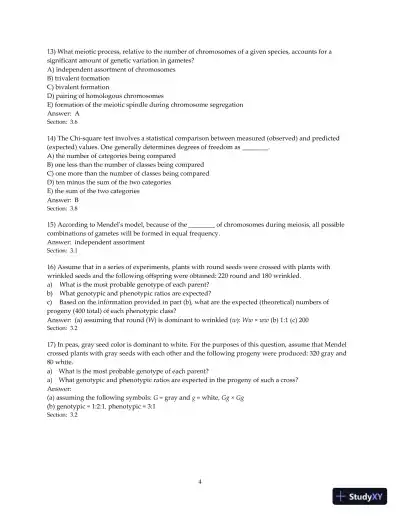 Concepts of Genetics, 11th Edition Test Bank - Page 24 preview image