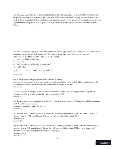 Concepts of Genetics, 11th Edition Test Bank - Page 29 preview image