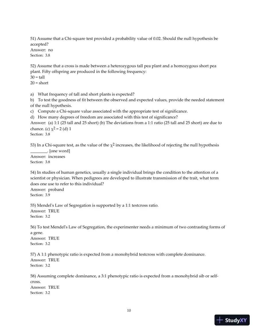 Concepts of Genetics, 11th Edition Test Bank, page 30