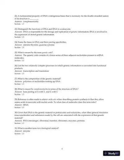 Concepts of Genetics, 11th Edition Test Bank - Page 5 preview image