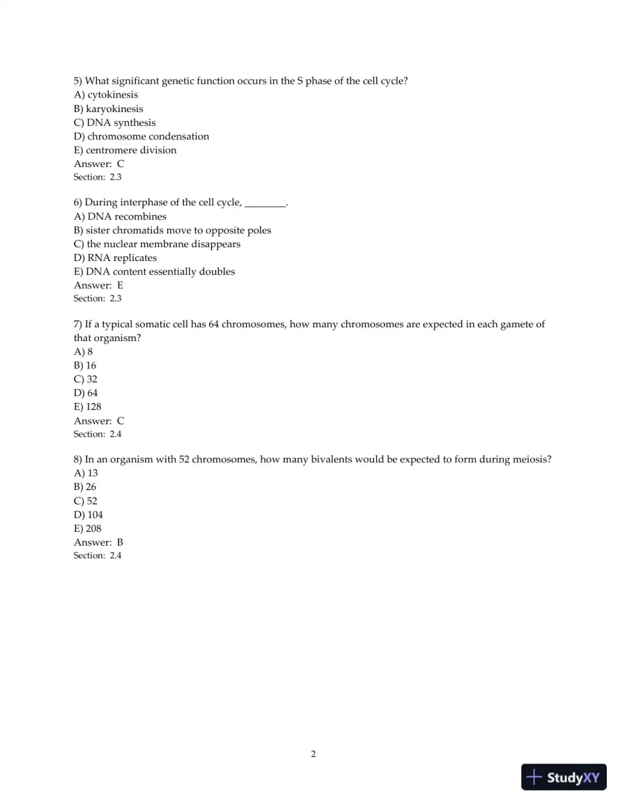 Concepts of Genetics, 11th Edition Test Bank, page 9